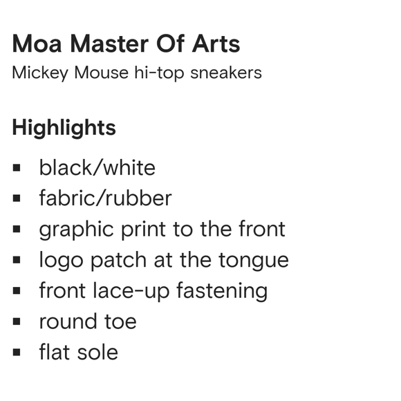 Moaconcept Mickey Mouse Sneakers - Picture 7 of 8